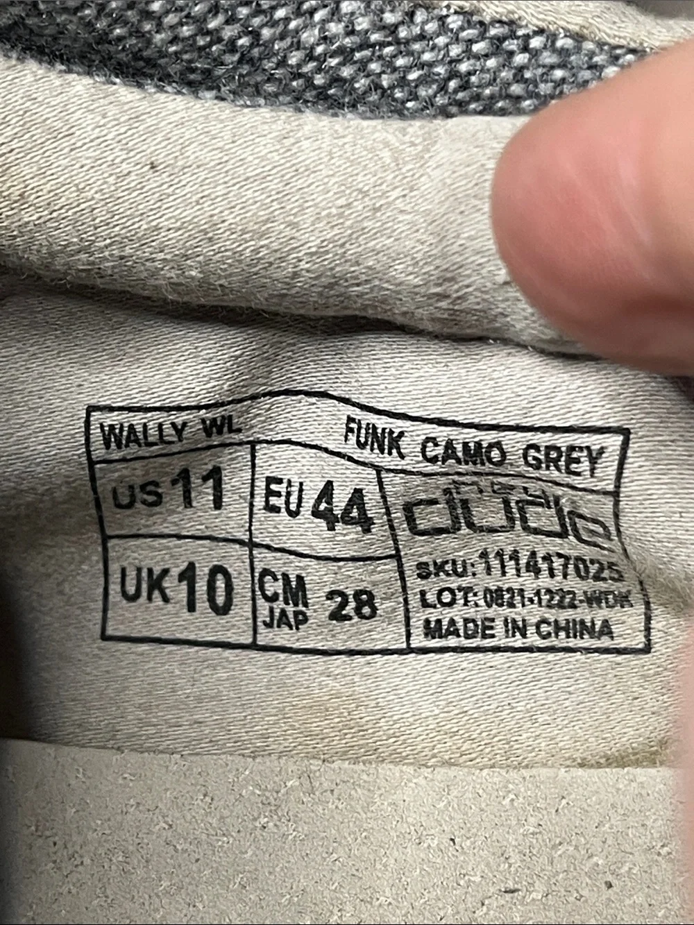 Hey Dude Gray Slip-On Loafers with Camo Heel Accent funk camo